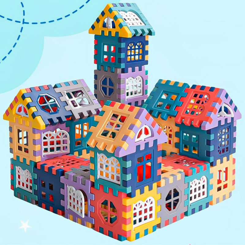 Kit de blocos de montar infantil