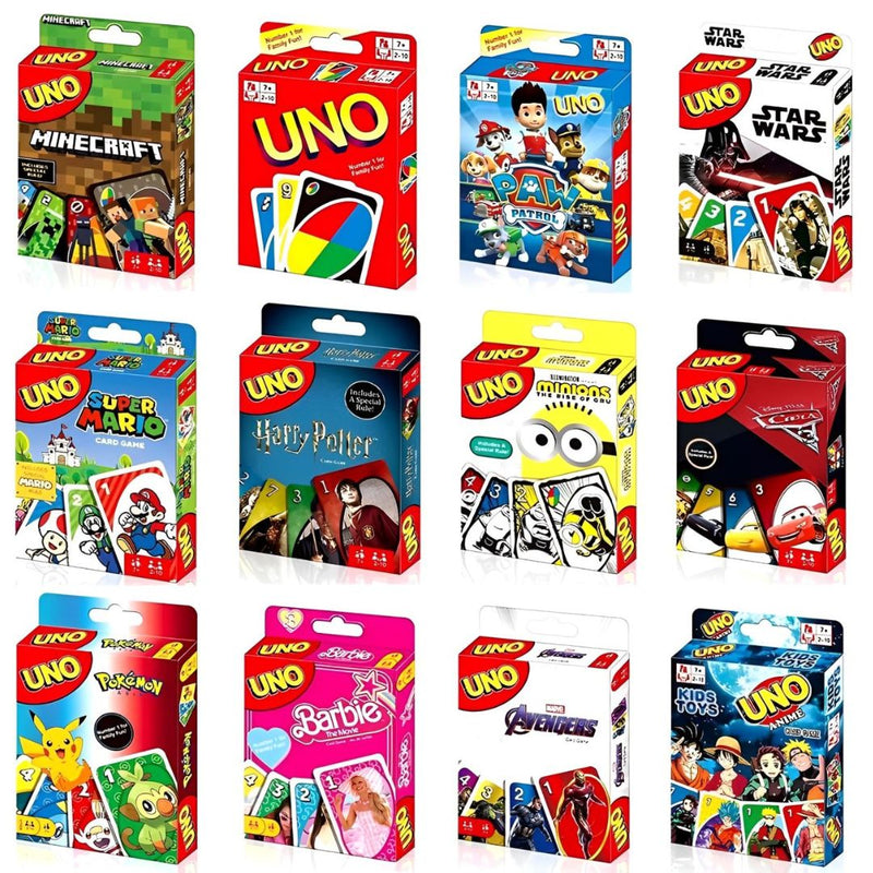 Uno personalizado com personagens