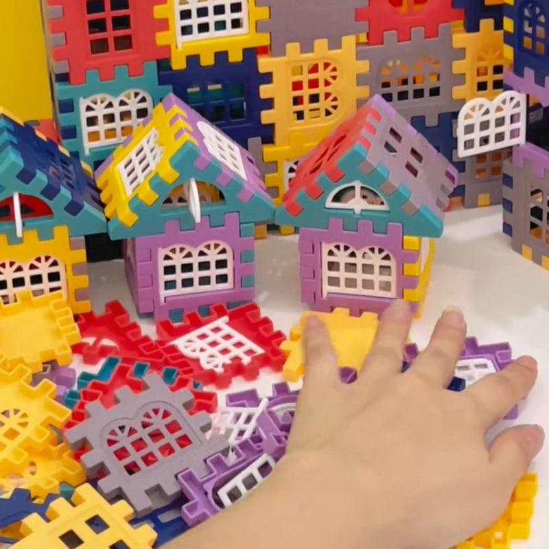 Kit de blocos de montar infantil