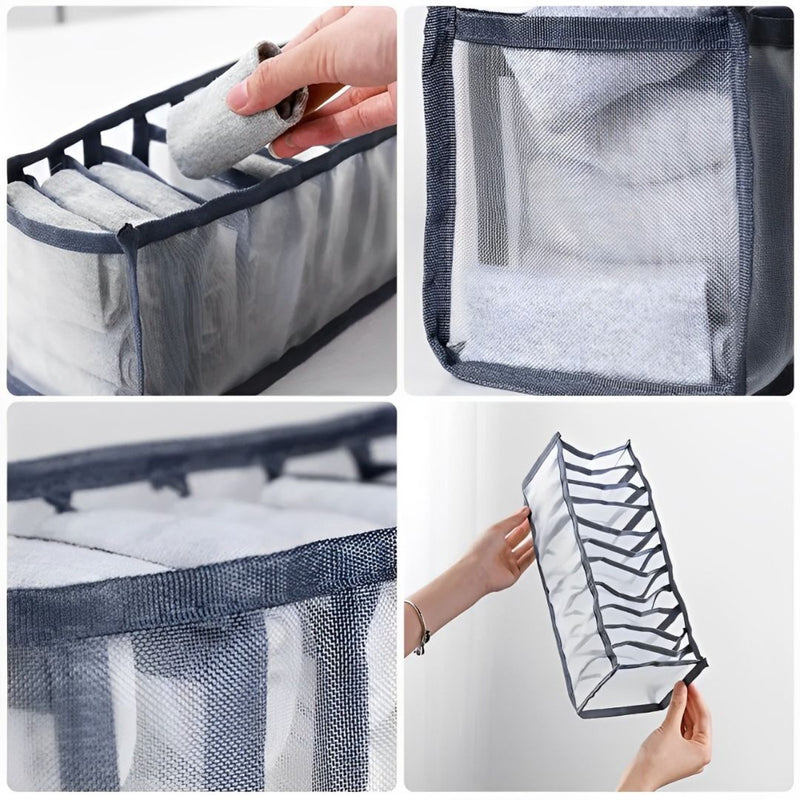 Organizador de roupas íntimas dobrável