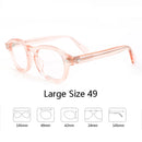 Armação de óculos ópticos para homens e mulheres, johnny depp, lemtoose, vintage, computador, acetato, armação de óculos para homens, lente transparente