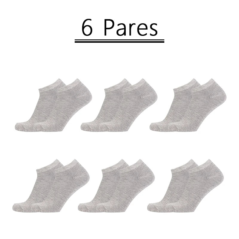 Meias Barco Masculinas e Femininas, Meia curta 26% algodão, Antibacterianas, Desodorantes, Finas, Meias Casuais de Verão
