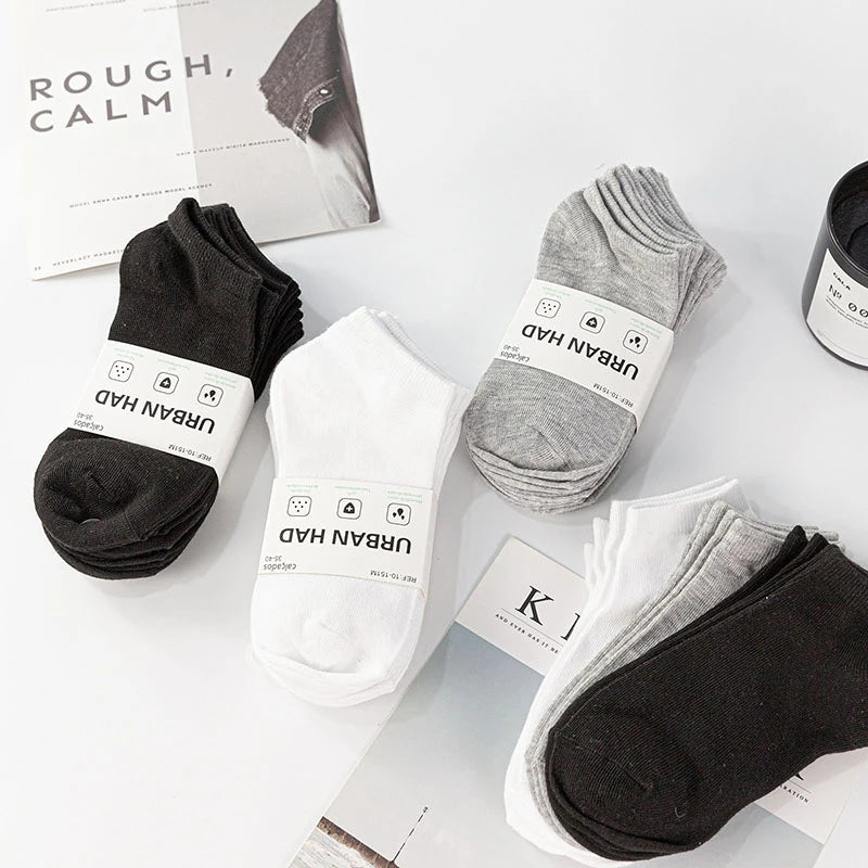 Meias Barco Masculinas e Femininas, Meia curta 26% algodão, Antibacterianas, Desodorantes, Finas, Meias Casuais de Verão