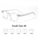 Armação de óculos ópticos para homens e mulheres, johnny depp, lemtoose, vintage, computador, acetato, armação de óculos para homens, lente transparente