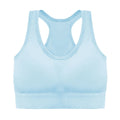 Sutiã esportivo sem costura, Top push up respirável à prova de choque feminino curto, Lingerie feminina，Poliéster，Respirável