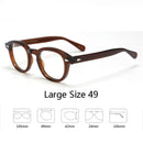 Armação de óculos ópticos para homens e mulheres, johnny depp, lemtoose, vintage, computador, acetato, armação de óculos para homens, lente transparente